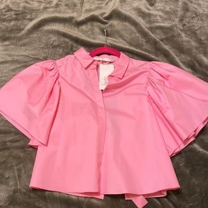 Zara Trafaluc Pink Blouse